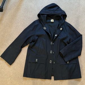 GAP lightweight cotton black raincoat size large